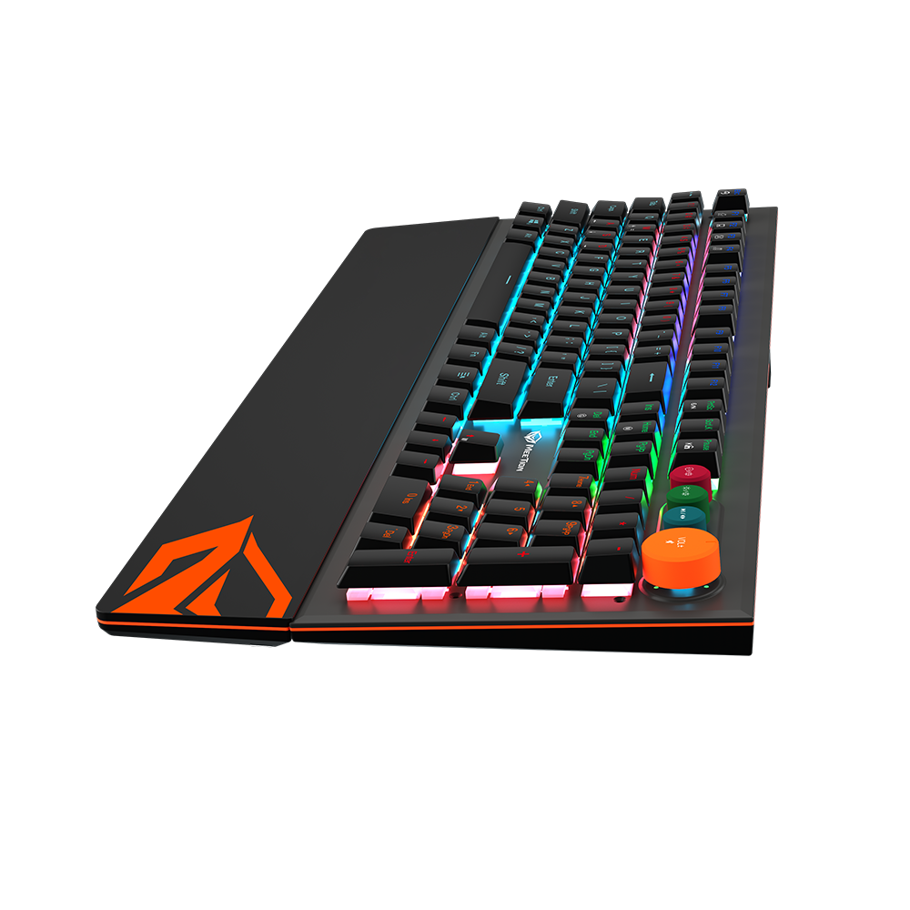 Colorful Adjustable Rainbow Backlight Mechanical Gaming Keyboard
"MK500"