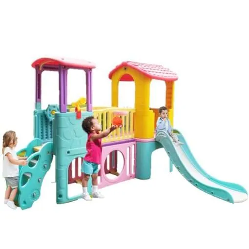 New Joyful Park Children Play House swing set with slide "358-5"