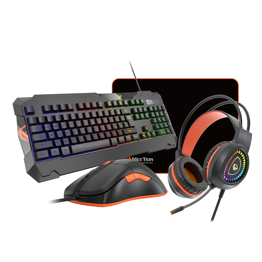 Meetion Gaming Mouse Keyboard and Headset Combo with Mouse Pad"C505"