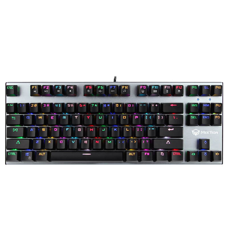 [MK04] Meetion TKL RGB Backlit Multimedia Blue Switch Mechanical Gaming Keyboard"MK04"
