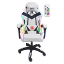 [CS-LCHR01-fw] CS-LCHR01 Gaming Chair with RGB Light (FULL WHITE)