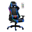 [548-2-4-b] 548-2-4 Adjustable Comfortable Luxury RGB Gaming Chair (blue)