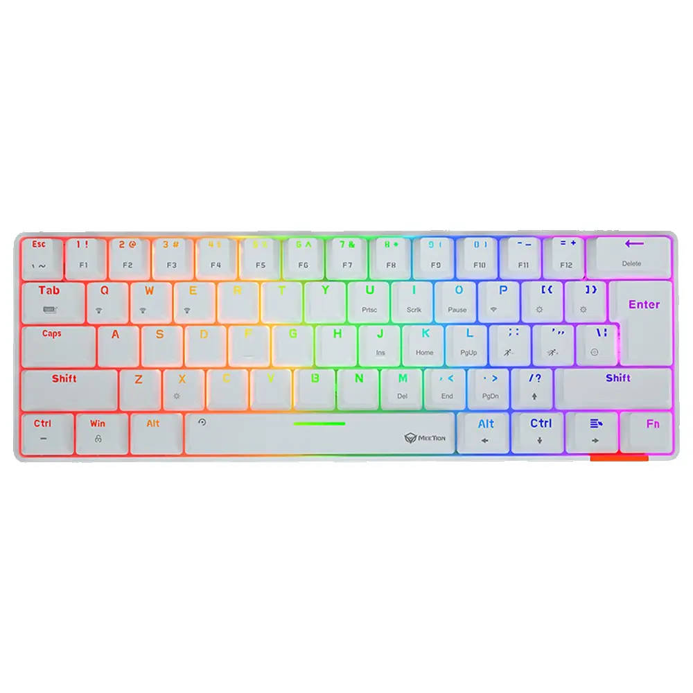 Meetion Dual Mode Bluetooth 60% Gaming Keyboard