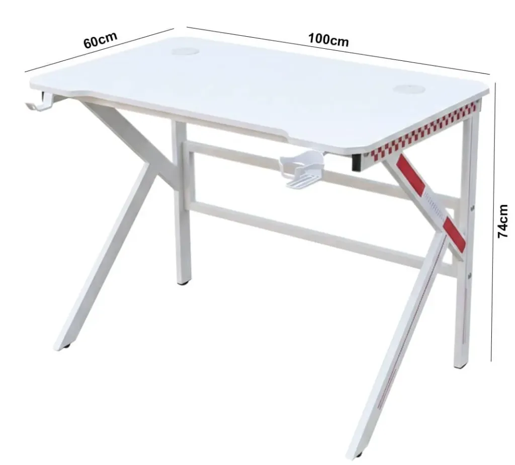 [562-13-w] "562-13" CHATTY Gaming Table (white)