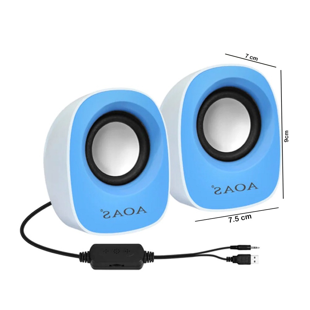 [E-002] Pair of PC Speakers  “E-002 “