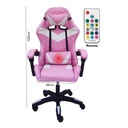 [CS-LCHR01-P] CS-LCHR01 Gaming Chair with RGB Light (pink)