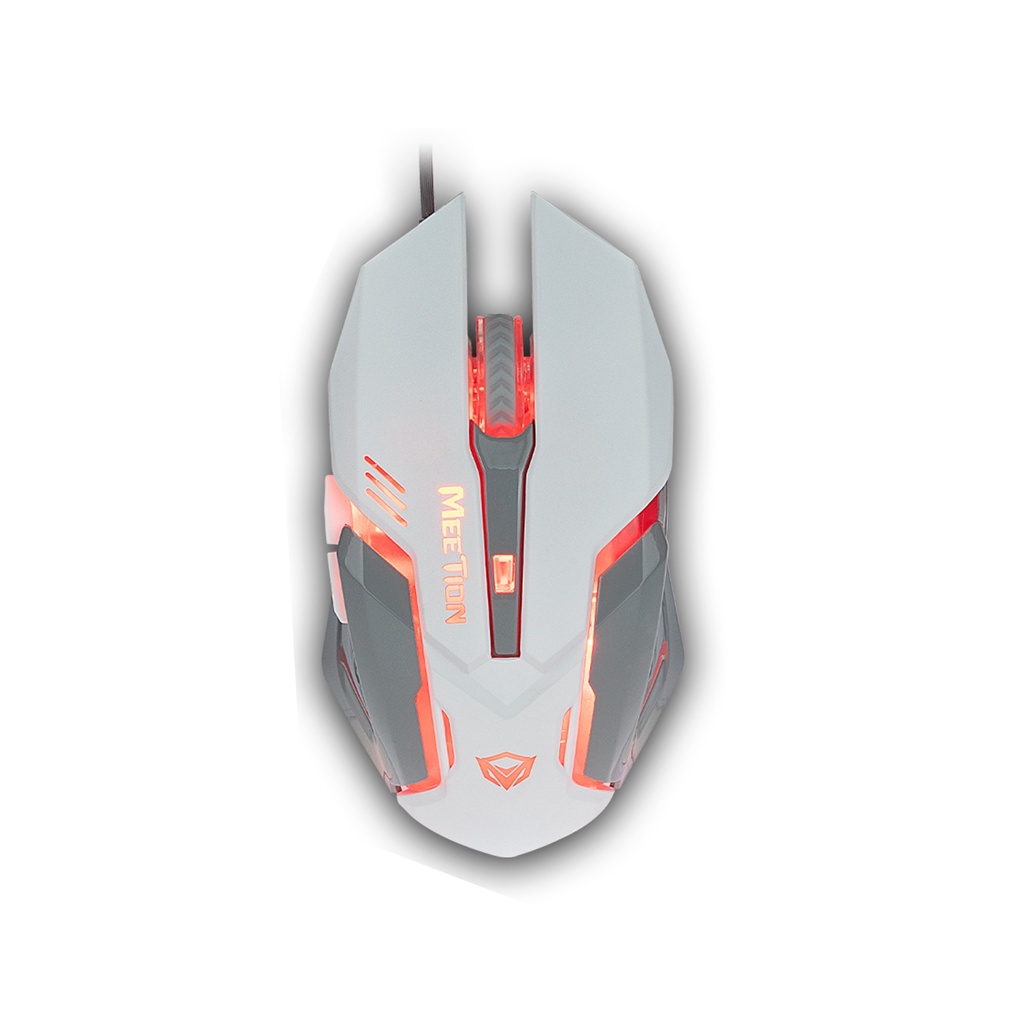 Meetion MT-M915 USB Corded Backlit Mouse (white)