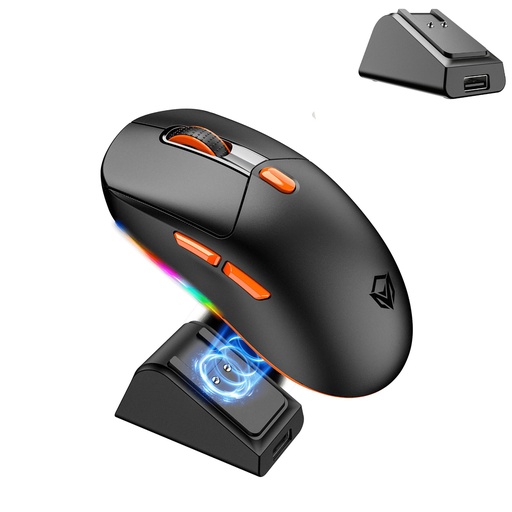 "MT-GW38" MEETION Wireless Tri-Mode Mouse with Magnetic Charging Dock