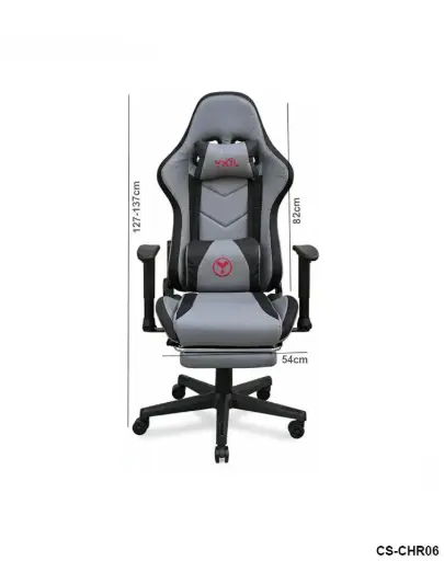 [cs-chr06] Adjustable Gaming Chair with Retractable Footrest "cs-chr06"