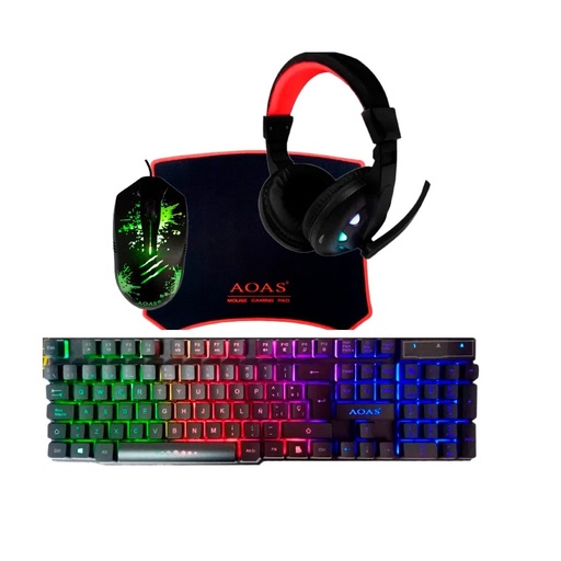 [AS-1088] 4 in 1 Gaming Combo Set “AS-1088 “