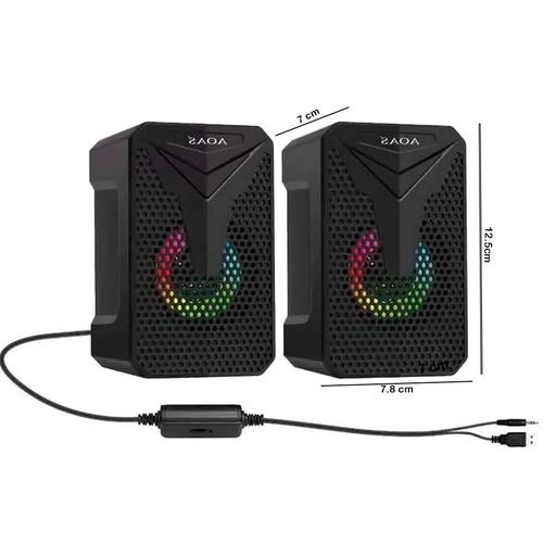 [E-005] Pair of PC Speakers  “e-005”