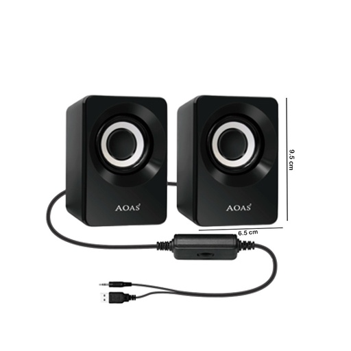 [E-006] Pair of PC Speakers  “e-006”